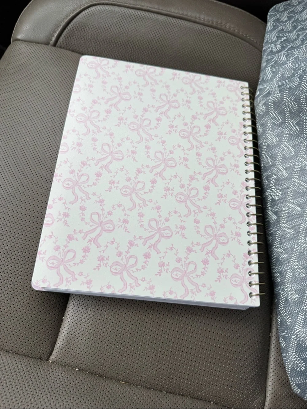 Loveshack fancy x Yoobi Pink & Gold 2026-2027 Spiral Planner